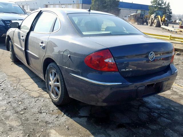 2G4WD582081201281 - 2008 BUICK LACROSSE C BLUE photo 3