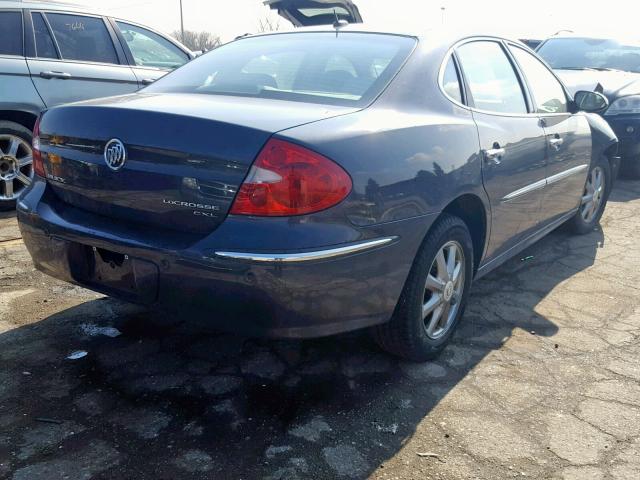 2G4WD582081201281 - 2008 BUICK LACROSSE C BLUE photo 4