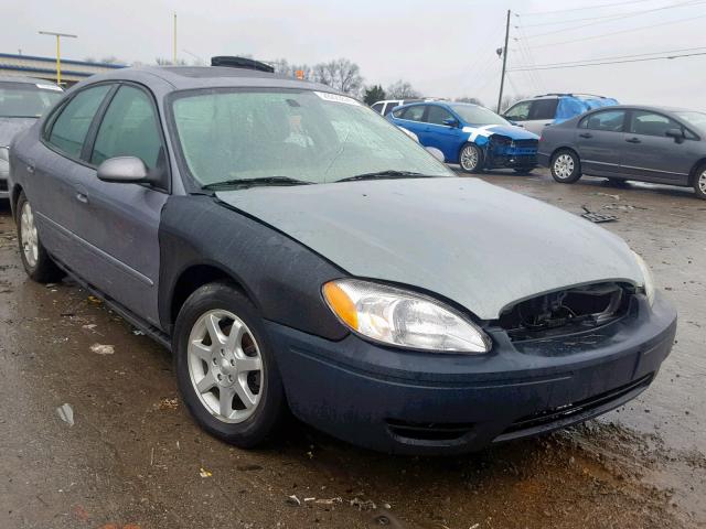 1FAFP56U76A157398 - 2006 FORD TAURUS SEL GRAY photo 1