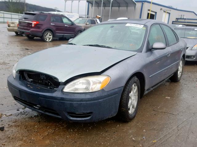 1FAFP56U76A157398 - 2006 FORD TAURUS SEL GRAY photo 2