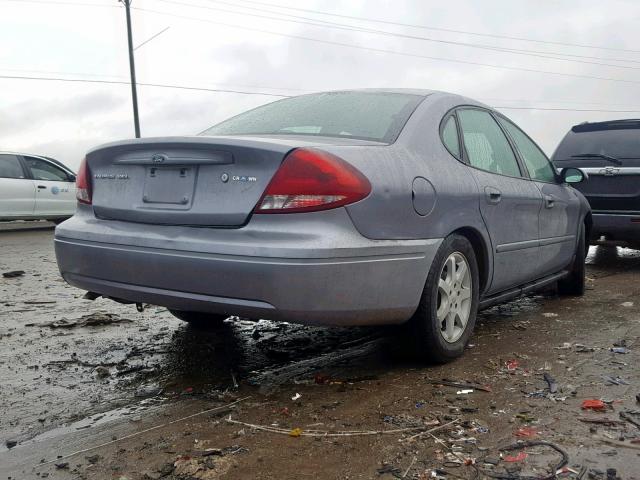 1FAFP56U76A157398 - 2006 FORD TAURUS SEL GRAY photo 4