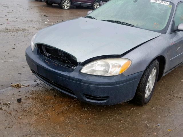 1FAFP56U76A157398 - 2006 FORD TAURUS SEL GRAY photo 9