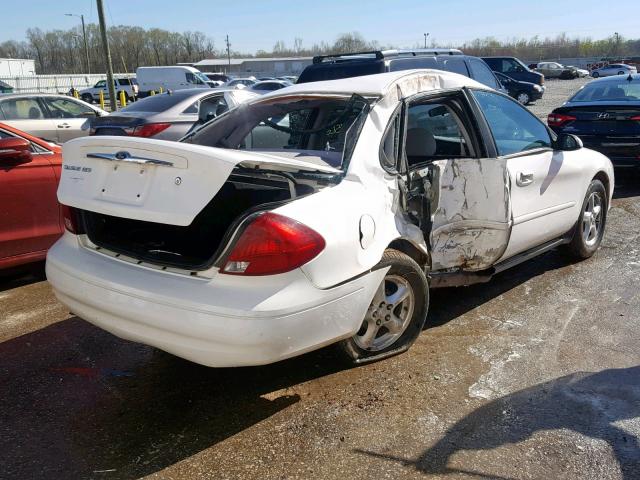 1FAFP55U73G248973 - 2003 FORD TAURUS SES WHITE photo 4