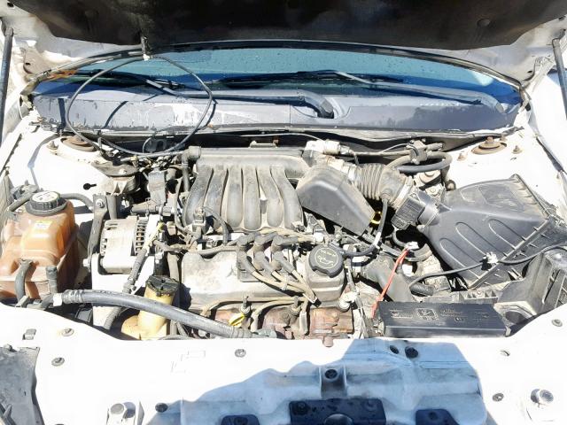 1FAFP55U73G248973 - 2003 FORD TAURUS SES WHITE photo 7