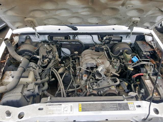 1FTYR10U51PA02949 - 2001 FORD RANGER WHITE photo 7