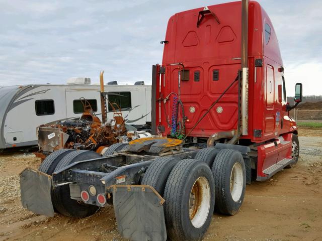 1FUJGLDR29LAH4887 - 2009 FREIGHTLINER CASCADIA 1 RED photo 4