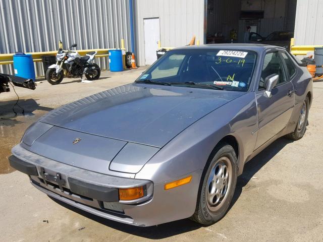 WP0AB0947HN476331 - 1987 PORSCHE 944 SILVER photo 2