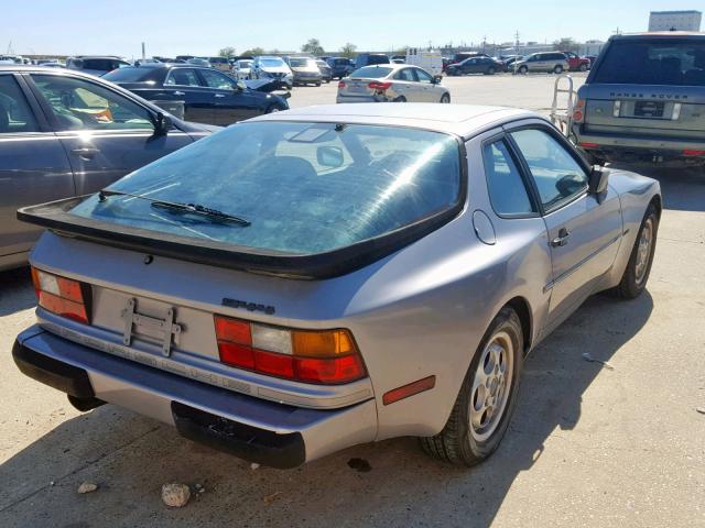 WP0AB0947HN476331 - 1987 PORSCHE 944 SILVER photo 4