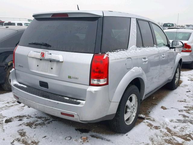 5GZCZ33Z17S868407 - 2007 SATURN VUE HYBRID SILVER photo 4