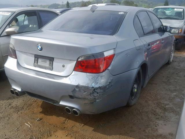 WBANA53554B853492 - 2004 BMW 525 I GRAY photo 4