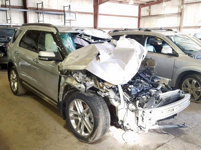 1FM5K8F84GGC31573 - 2016 FORD EXPLORER L SILVER photo 1