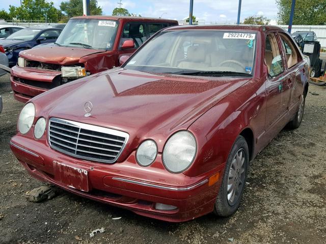 WDBJF65J51B307465 - 2001 MERCEDES-BENZ E 320 RED photo 2