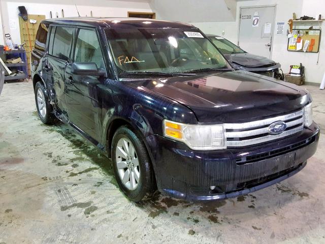 2FMDK51CX9BA48436 - 2009 FORD FLEX SE BLUE photo 1