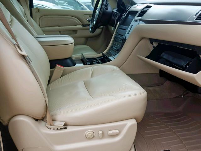 1GYUCBEF1AR244345 - 2010 CADILLAC ESCALADE L TAN photo 5