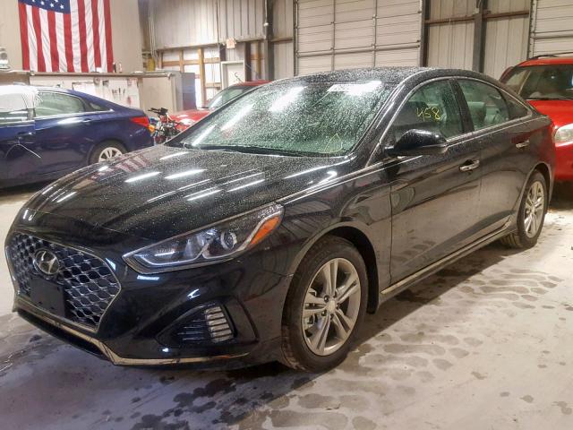 5NPE34AF6JH725100 - 2018 HYUNDAI SONATA SPO BLACK photo 2