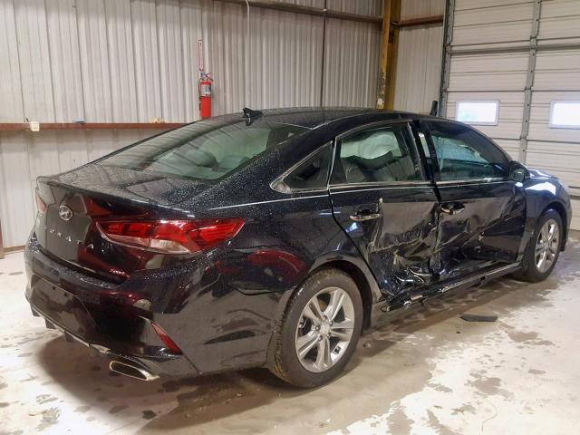 5NPE34AF6JH725100 - 2018 HYUNDAI SONATA SPO BLACK photo 4