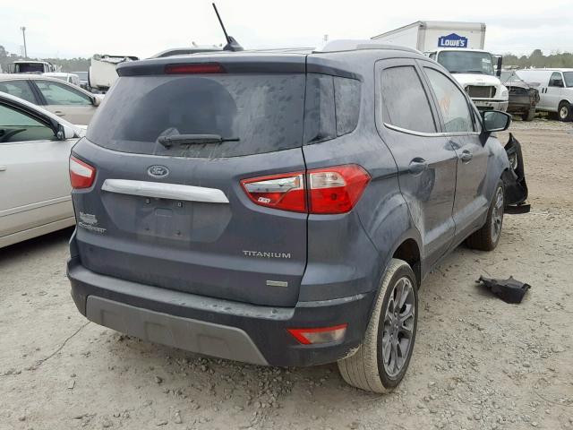 MAJ3P1VE5JC199166 - 2018 FORD ECOSPORT T SILVER photo 4