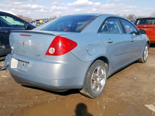 1G2ZH58N974125972 - 2007 PONTIAC G6 GT BLUE photo 4