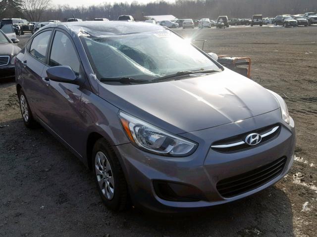 KMHCT4AE1GU955300 - 2016 HYUNDAI ACCENT SE GRAY photo 1