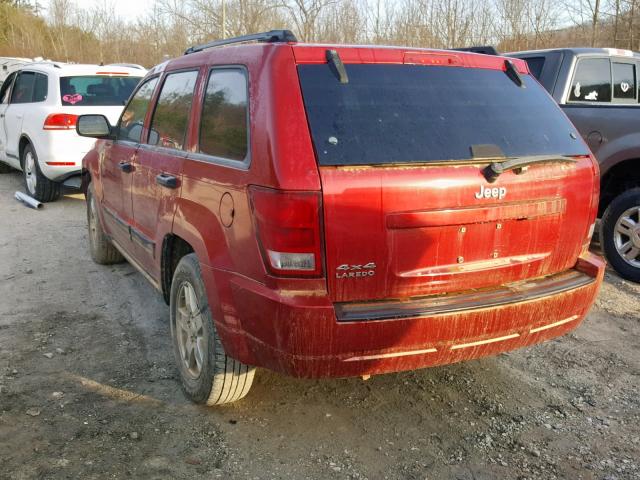 1J4GR48K36C315684 - 2006 JEEP GRAND CHER RED photo 3