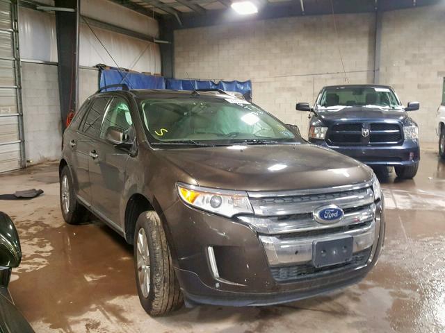 2FMDK3JC8BBA79629 - 2011 FORD EDGE SEL BROWN photo 1