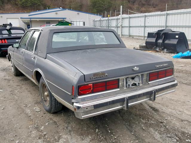 1G1BU51H3JA166242 - 1988 CHEVROLET CAPRICE CL GRAY photo 3