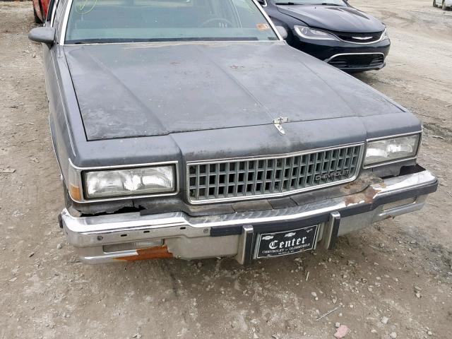 1G1BU51H3JA166242 - 1988 CHEVROLET CAPRICE CL GRAY photo 9