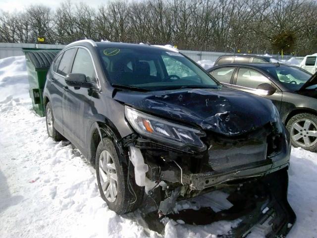 5J6RM4H75GL137667 - 2016 HONDA CR-V EXL BLACK photo 1