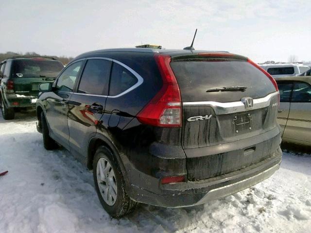 5J6RM4H75GL137667 - 2016 HONDA CR-V EXL BLACK photo 3