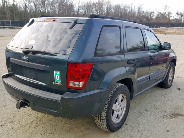 1J4GR48K45C577745 - 2005 JEEP GRAND CHER GREEN photo 4