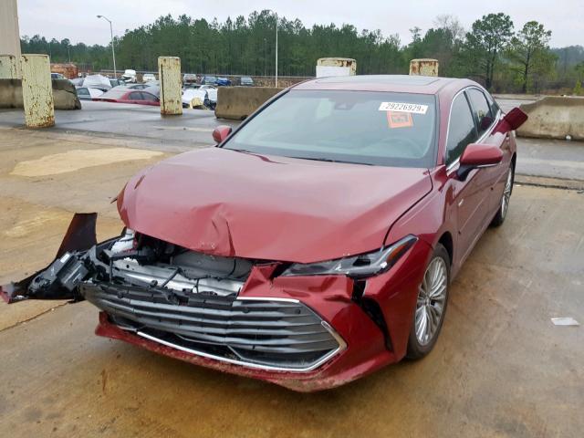 4T1B21FB3KU001930 - 2019 TOYOTA AVALON XLE RED photo 2
