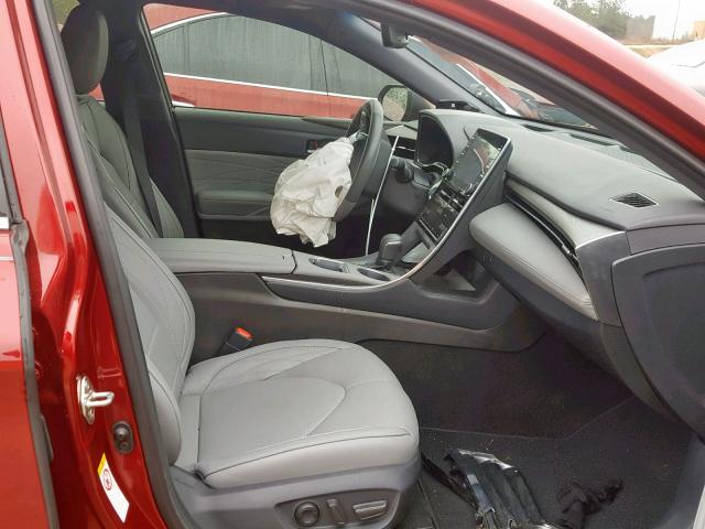 4T1B21FB3KU001930 - 2019 TOYOTA AVALON XLE RED photo 5