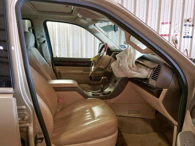 5LMEU68H04ZJ07275 - 2004 LINCOLN AVIATOR 棕色 照片 5