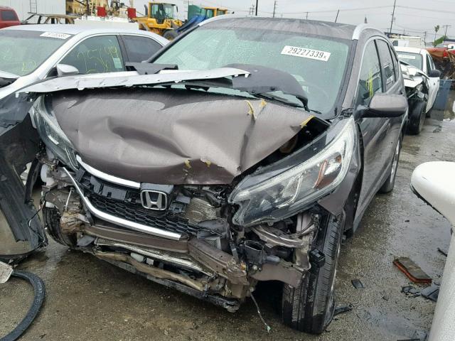 2HKRM3H74GH527079 - 2016 HONDA CR-V EXL GRAY photo 2