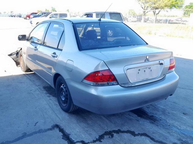 JA3AJ26E84U032515 - 2004 MITSUBISHI LANCER ES BEIGE photo 3