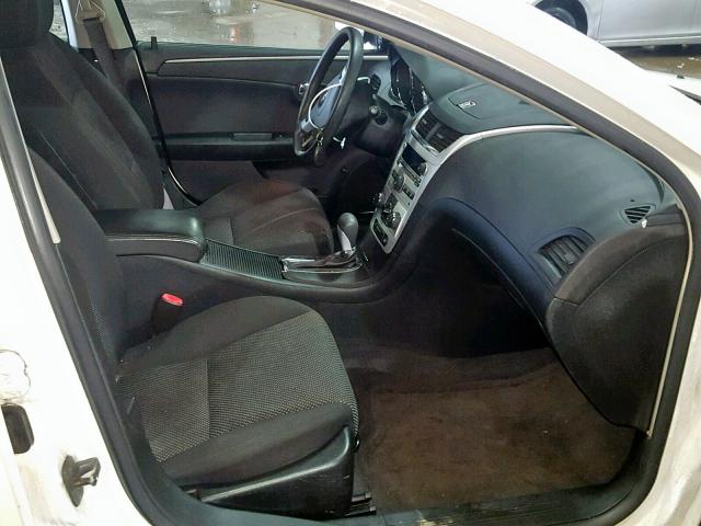 1G1ZH57B684298149 - 2008 CHEVROLET MALIBU 1LT WHITE photo 5