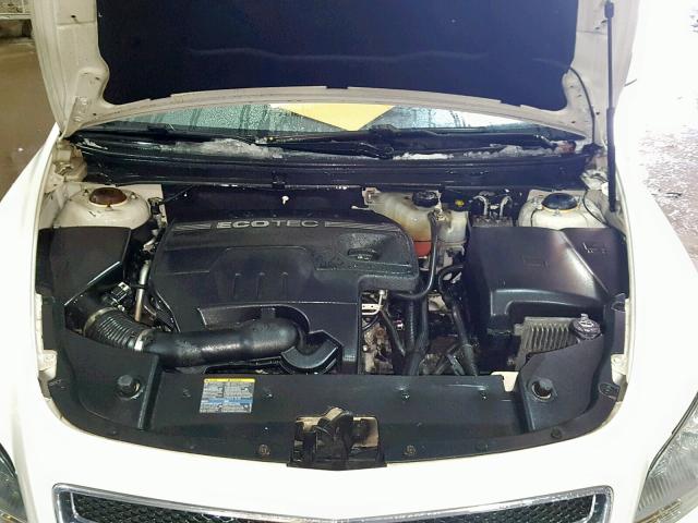 1G1ZH57B684298149 - 2008 CHEVROLET MALIBU 1LT WHITE photo 7