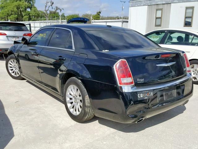 2C3CCAAG8DH506901 - 2013 CHRYSLER 300 BLACK photo 3