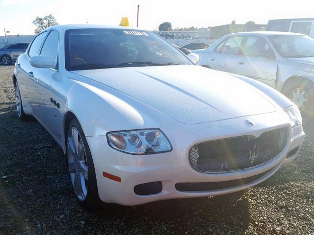 ZAMCE39A270027847 - 2007 MASERATI QUATTROPOR WHITE photo 1