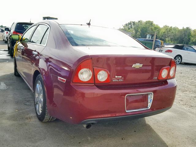 1G1ZK57BX8F277570 - 2008 CHEVROLET MALIBU LTZ RED photo 3