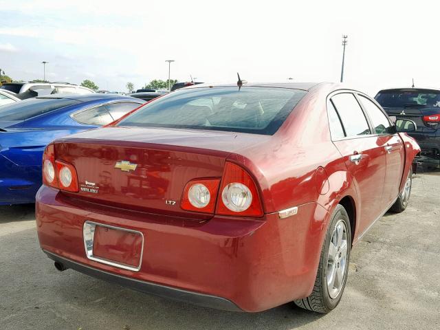 1G1ZK57BX8F277570 - 2008 CHEVROLET MALIBU LTZ RED photo 4