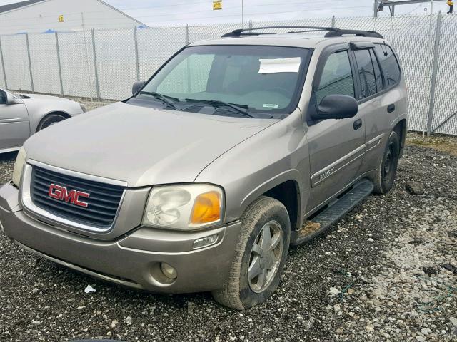 1GKDT13S222485412 - 2002 GMC ENVOY TAN photo 2