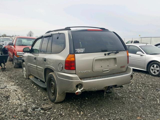 1GKDT13S222485412 - 2002 GMC ENVOY TAN photo 3