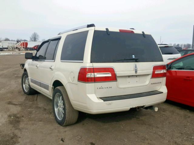 5LMFU28558LJ00804 - 2008 LINCOLN NAVIGATOR Blanc photo 3