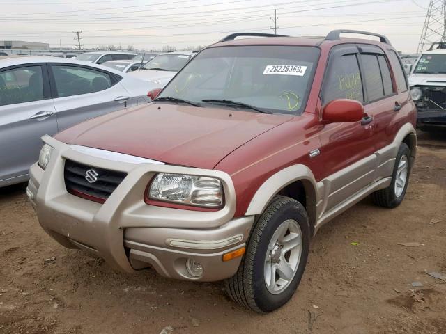 JS3TD62V824156216 - 2002 SUZUKI GRAND VITA RED photo 2