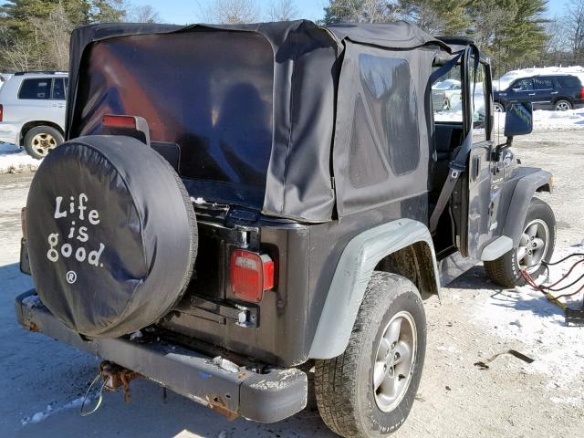 1J4FY19S8VP479600 - 1997 JEEP WRANGLER / BLACK photo 4