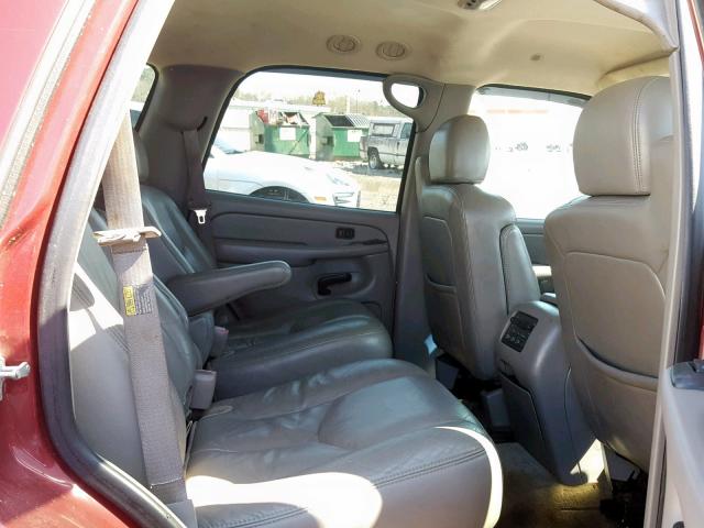 1GKEC13Z64J214623 - 2004 GMC YUKON BURGUNDY photo 6