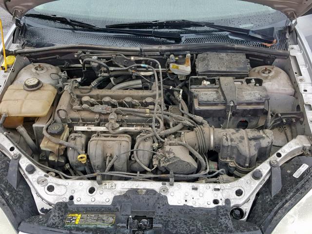 1FAFP34N67W258405 - 2007 FORD FOCUS ZX4 GRAY photo 7