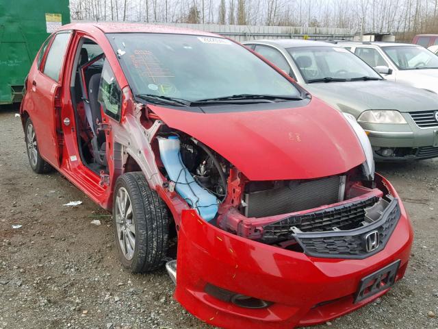 JHMGE8H54DC046013 - 2013 HONDA FIT SPORT RED photo 1