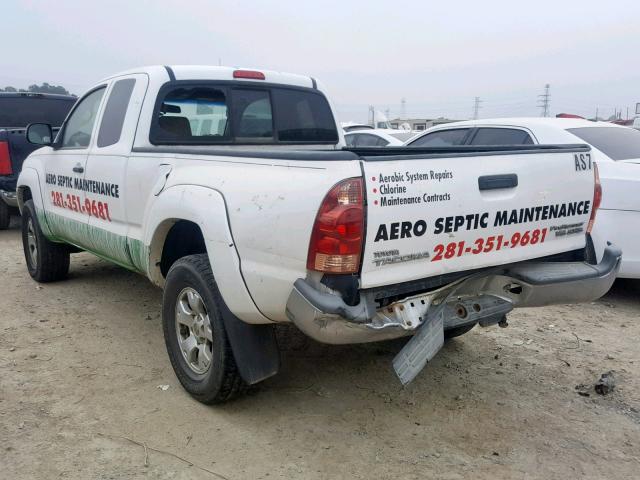 5TETU62N57Z388043 - 2007 TOYOTA TACOMA PRE WHITE photo 3